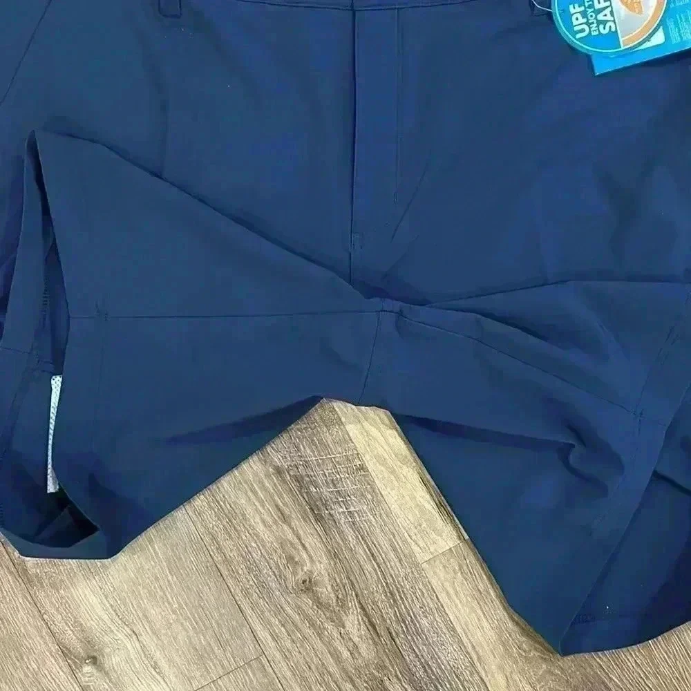 NWT Columbia PFG Omni-shade shorts Men’s size 48. Navy UPF 50 sun protection
